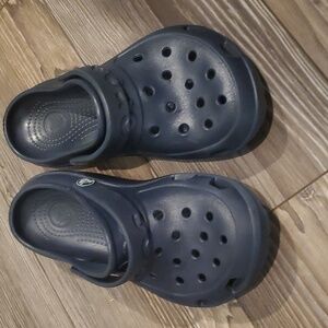Navy Crocs